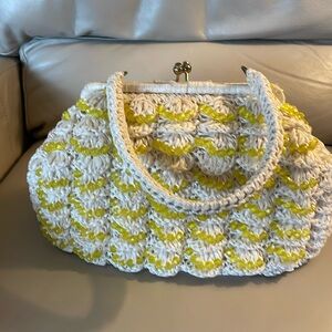 Vintage “DEBBIE “ Crochet Sachel Bag